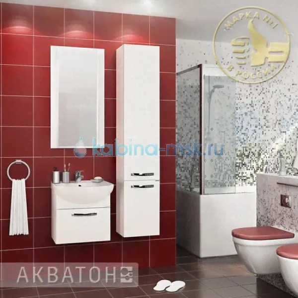 Мебель Акватон Ария 50 для ванной комнаты-0